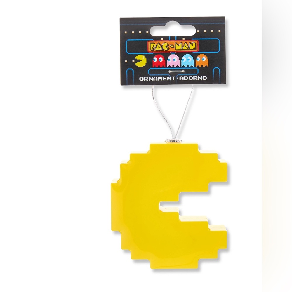 Pac-Man Yellow Ornament NWT
